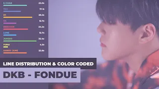 DKB (다크비) - Fondue (퐁듀) [Color Coded Lyrics | Line Distribution (ENG/ROM/HAN)]