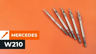 Como substituir velas incandescentes no MERCEDES W210 [TUTORIAL DA AUTODOC]