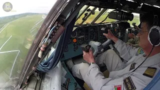 REAL PILOT'S WORKOUT! Amazing Ilyushin Il-76 Full-Stop Landing of our famous Crew!!! [AirClips]