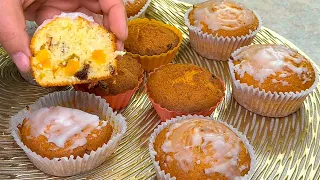 🧁 I'm making muffins for breakfast. Recipe for cottage cheese muffins in 5 minutes.