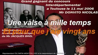 LA VALSE A MILLE TEMPS spécial Nicolas Donvito