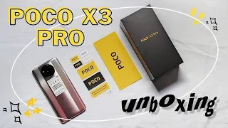 UNBOXING XIAOMI POCO X3 PRO 6GB+128GB METAL BRONZE | Wayne Rongavilla