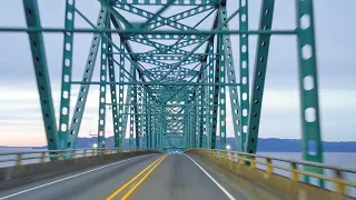 A drive through Astoria–Megler Bridge