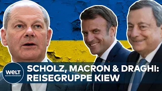 UKRAINE-KRIEG: Jetzt will SCHOLZ mit MACRON und DRAGHI endlich nach KIEW!