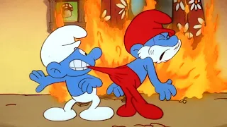 Let go of me! 🤯 • The Smurfs Remastered edition