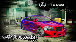 NEED FOR SPEED MOST WANTED / Lexus is300 JUNKMAN TUNING / 1080p 60fps