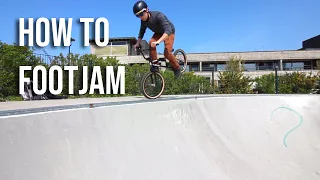 How to Footjam a Quarter BMX