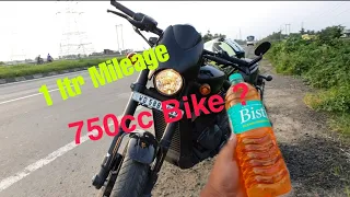 Harley davidson street rod 750 1 ltr Mileage Test