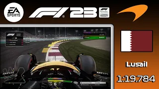 F1 23 Qatar PS World Record & Setup (1:19.784)