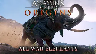 Assassin's Creed Origins [All War Elephants || No Damage || Nightmare Mode]