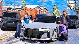 РЕАЛЬНАЯ ЖИЗНЬ В GTA 5 - АРМЯНСКАЯ МАФИЯ УГНАЛА МОЮ BMW 760! ЕЗДА ПО СНЕГУ НА ЛЕТНЕЙ РЕЗИНЕ! 🌊ВОТЕР