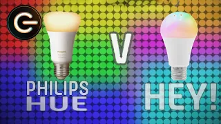 Cheap VS Expensive Smart Bulbs: Philips HUE VS HEY! | The Gadget Show