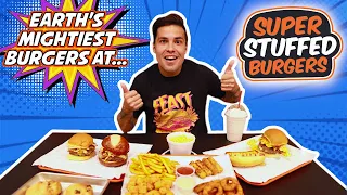 Eating Juicy Lucy Style Burgers and Delicious Sides at Super Stuffed Burgers in NJ!