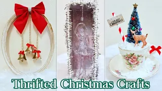 Beautiful Vintage & Shabby Chic Christmas Crafts 🎄 Thrift Home Decor. DIY Gift Ideas 🎁 Make to Sell