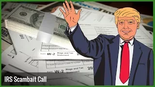 Fake IRS Scammer Doesn't Know Who Donald Trump Is ?!