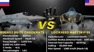 Su-75 vs the F-35 Who is the best