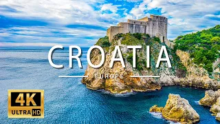 FLYING OVER CROATIA (4K UHD) - Relaxing Music Along With Beautiful Nature Videos - 4K Video Ultra HD