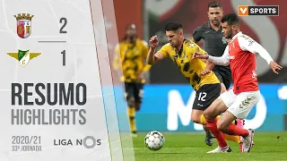 Highlights | Resumo: SC Braga 2-1 Moreirense (Liga 20/21 #33)