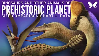 PREHISTORIC PLANET. Dinosaur size comparison chart