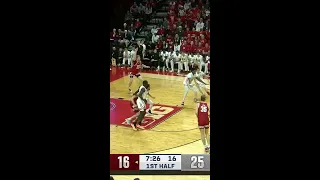 AJ Storr Finds the Rim to Make Layup vs. Rutgers | Wisconsin Men's Basketball | Feb. 10, 2024