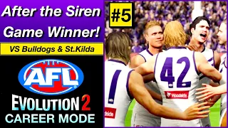 AFTER THE SIREN GAME WINNER (INSANE GAME) | AFL Evolution 2: Career Mode #5