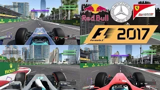 F1 2017 Car Comparison - F1 2004 vs F1 2010 vs F1 2017