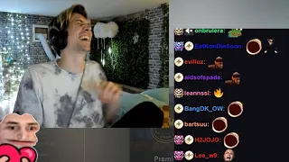 xQc reacts to a song Jesse made for him called xqcL