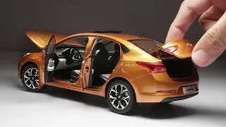 Unboxing of Hyundai Verna 1:18 Scale Ultra Realistic Model 💖  - Adult Hobbies