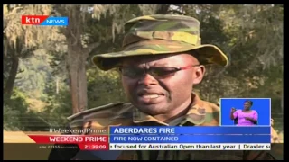 Kenya Forest Service and KWS fight to contain Aberdare forest fire