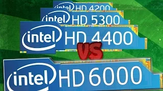 INTEL HD 6000 vs INTEL HD 4400, 5300, 4200 Gaming NEXT GPU of Surface Pro 4 and MacBook Air 2015