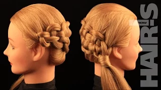 How to do a zipper braid hairstyle - video tutorial (How-to) Hair's How