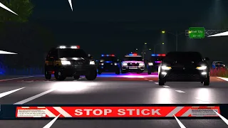 DRUNK DRIVER PURSUIT ON THE HIGHWAY! *TERMINATES WITH SPIKE STRIPS!* ER:LC Realistic Roleplay