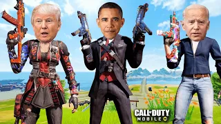 TRUMP, OBAMA, AND BIDEN PLAY COD MOBILE