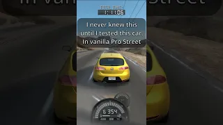 I Bet You Didn't Know This in NFS Pro Street