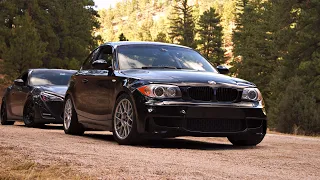 BMW 128i Track Car in the Canyons