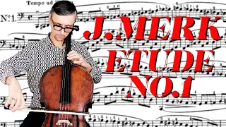 Best Chromatic Scale Exercise | J. Merk Cello Etude No.1 | Cello Lesson