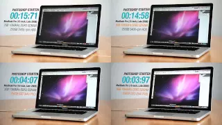 Performance Test HDD vs SSD vs RAM Upgrade MacBook Pro 15 inch, late 2008