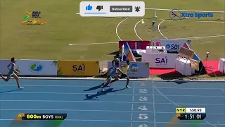 800m Boys Final | Khelo India Youth Games