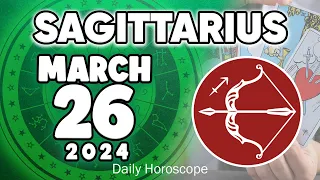 𝐒𝐚𝐠𝐢𝐭𝐭𝐚𝐫𝐢𝐮𝐬 ♐ 𝐆𝐄𝐓 𝐑𝐄𝐀𝐃𝐘😫 𝐅𝐎𝐑 𝐕𝐄𝐑𝐘 𝐒𝐓𝐑𝐎𝐍𝐆 𝐍𝐄𝐖𝐒🆘😤 𝐇𝐨𝐫𝐨𝐬𝐜𝐨𝐩𝐞 𝐟𝐨𝐫 𝐭𝐨𝐝𝐚𝐲 MARCH 26 𝟐𝟎𝟐𝟒 🔮#tarot #zodiac