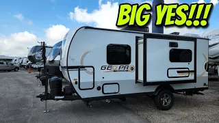 Awesome TINY Off Grid RV! Rockwood GEOPRO G19FDS