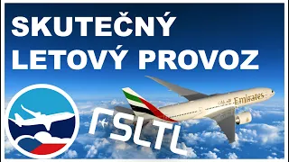 MSFS2020 ČESKY | Reálný letový provoz za pomocí FSLTL | CZ tutoriál