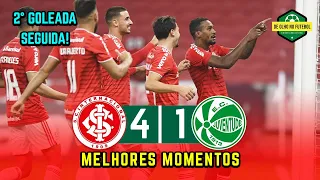 Internacional 4 x 1 Juventude | Melhores Momentos | Gols de hoje | Campeonato Gaúcho 08/05/2021