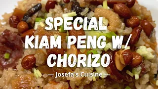 How to Cook Special Kiam Peng with Chorizo | Salty Rice | Josefa’s Cuisine