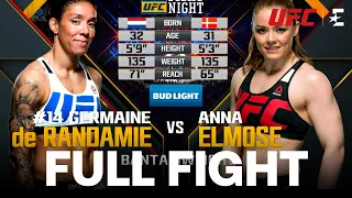 UFC Rotterdam: Germaine de Randamie VS.Anna ELMOSE | Full Fight