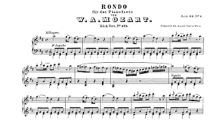 Mozart: Rondo in D major K.485 - Artur Balsam, 1961 - MHS 1816