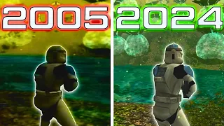 Star Wars Battlefront 2 Classic Graphics Comparison | PS2 vs PS5