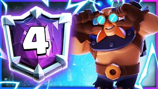 #4 PLAYER in the WORLD DOMINATES CLASH ROYALE with NEW EGIANT DECK!