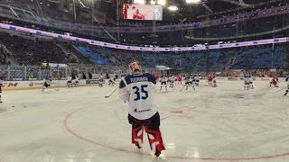 Евротур. Кубок Первого канала. 15 декабря 2019. Предматчевая разминка сборной Финляндии