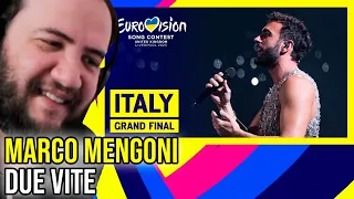 Marco Mengoni - Due Vite (LIVE)  Italy 🇮🇹  Grand Final | Eurovision 2023 React - TEACHER PAUL REACTS