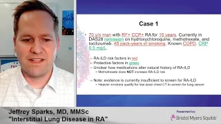 RNL 2021 - Interstitial Lung Disease in RA: Dr. Jeff Sparks